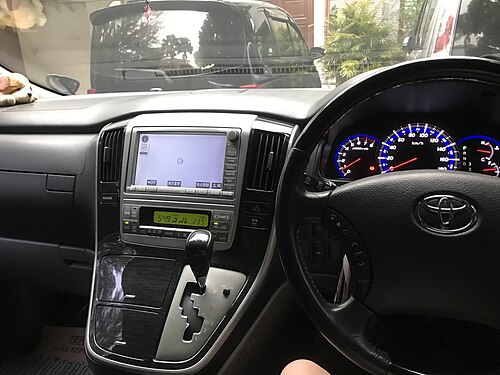 Real MPV interior photo for seating and luggage planning context